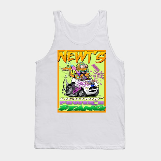 Newt's Electric Stang Tank Top by JWCoenMathArt